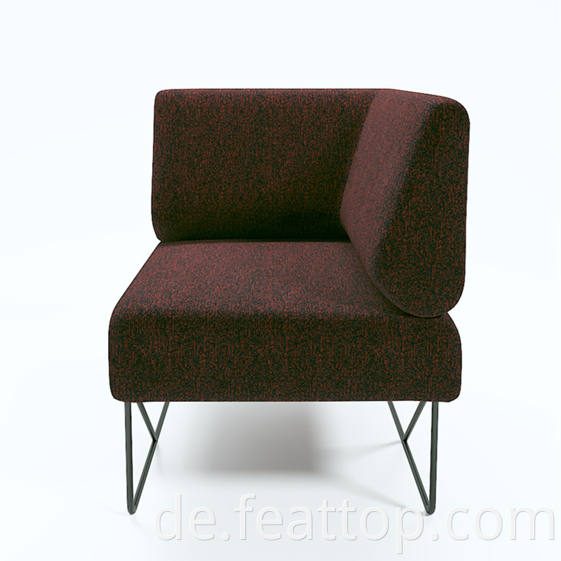 Nordische Feste Farbe Einfacher Design Lounge Sofa Stuhl Dirtsistent lebende Lebendosie Sofa Stuhl